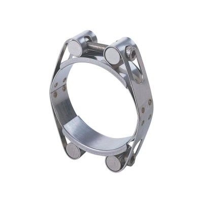 Двухболтовый силовой хомут TITAN LOCK 90-100 мм, нерж. сталь