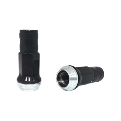 Комплект гаек Racing Nuts Черный, 12x1.25, 4 шт STARLEKS