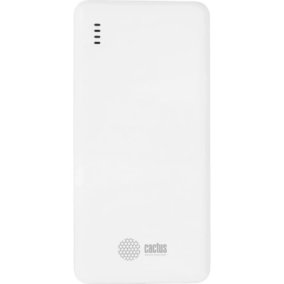 Мобильный аккумулятор CACTUS CS-PBFSEA-20000 20000mAh, 4.5A, USB-A/2xUSB-C, белый