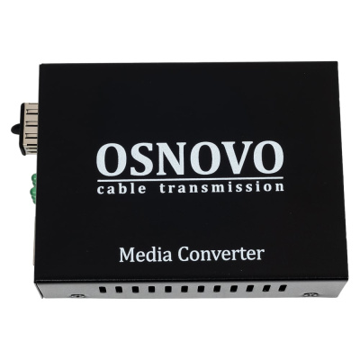 Медиаконвертер Gigabit Ethernet 1xRJ45, 1xSFP OSNOVO