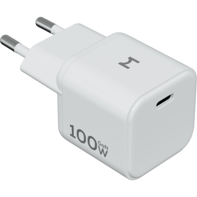 Компактное сетевое зарядное устройство MAGSSORY Nano Boost 100W GaN, с функцией быстрой зарядки, белый ACH007W