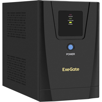 Источник бесперебойного питания ExeGate SpecialPro UNB-1600.LED.AVR.2SH.3C13 1600VA/950W, 2Sch/3C13