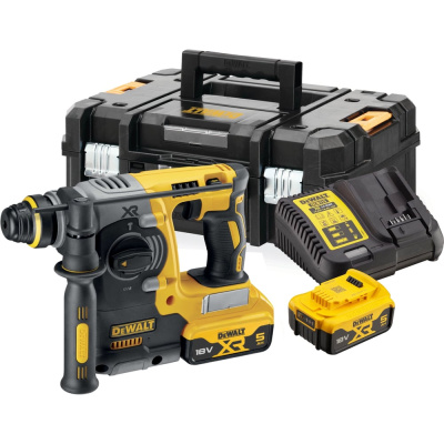 Аккумуляторный перфоратор Dewalt DCH273P2T, 18 В, 2.1 Дж, 4600 уд/мин, с 2 АКБ 5 Ач и ЗУ, в кейсе TSTAK
