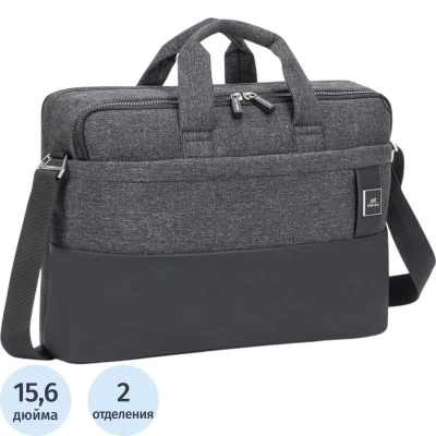 Сумка для ноутбука RIVACASE 8831 black melange Lantau MacBook Pro, 15.6
