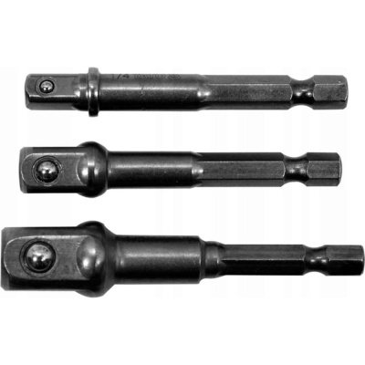 Набор адаптеров 3 шт 1/4", 3/8", 1/2" YATO