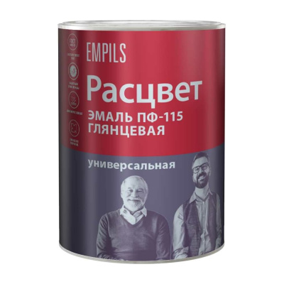 Эмаль Расцвет ПФ-115 ярко-желтая, 0.9 кг