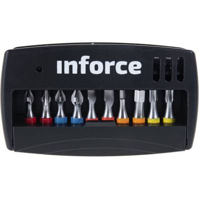 Набор бит с держателем 11 предметов Inforce