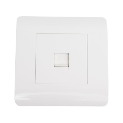 Розетка компьютерная 1-м CHINT NEW3-E RJ45 белый