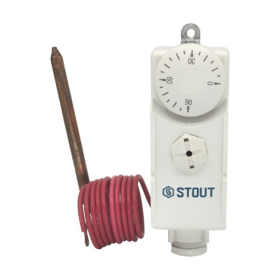 Термостат STOUT STE-1007-100090 с капиллярной трубкой 1м и датчиком механич