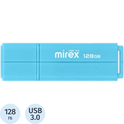 Флеш-память Mirex USB 3.0 LINE BLUE 128Gb (13600-FM3LB128 )