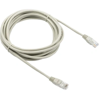 Патч-корд A1, A1-LCU5E-5M, 5 м., U/UTP, 5e, CCA, серый