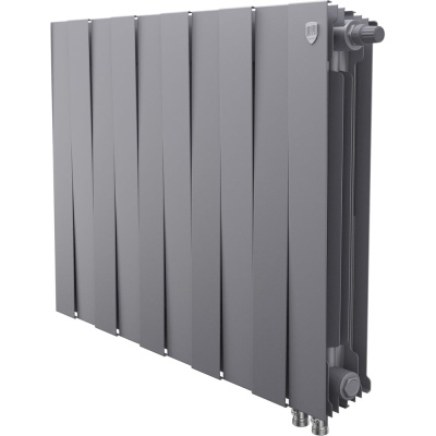 Радиатор биметаллический ROYAL THERMO PianoForte 500 Серебристый VR80 - 12 секц.