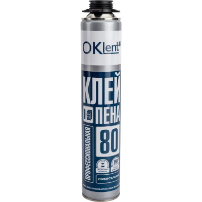 Клей-пена OKlent профессиональная, универсальная, 950 гр