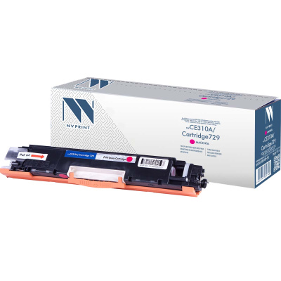 Картридж лазерный NV PRINT (NV-CE313A/729M) для HP M175nw/CP1025nw/CANON LBP7010C, пурпурный, ресурс 1000 страниц