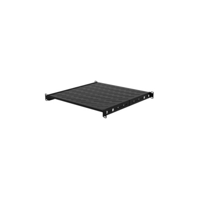 Полка стационарная Filum FL-RSHU-1U-450-BK 19" универсальная, 1U, перфорированная, глубина 450 мм, нагрузка 80 кг