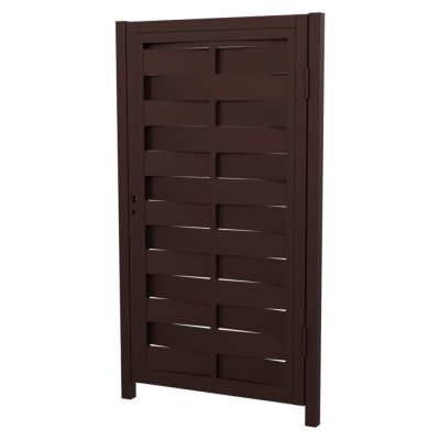 Комплект Жалюзи калитки МЕТАЛЛИК и КО УТЁС 2000x1000 RAL 8017