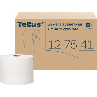 Tork туалетная бумага Mid-size в миди-рулонах Мягкая туалетная бумага Tork в миди-рулонах удовлетворяет базовые