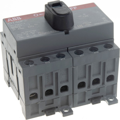 Реверсивный рубильник ABB OT40 F3C 40A 23A AC23