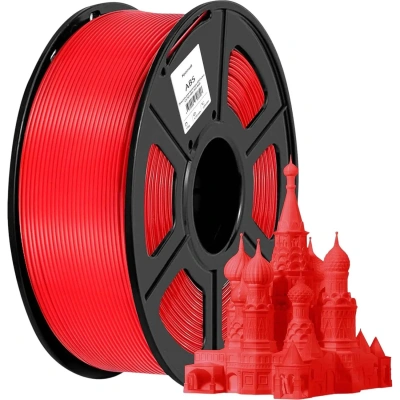 Пластик для принтера 3D Cactus CS-3D-ABS-1KG-RED ABS d1.75мм 1кг 1цв