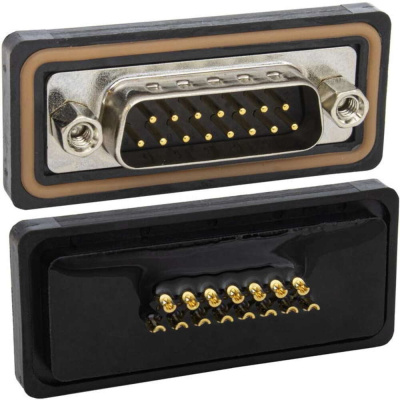 Разъем D-SUB RUICHI DB-15M IP67 screw