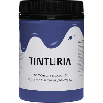 Краска для мебели и декора TINTURIA Синий мустанг 0.35 кг /12