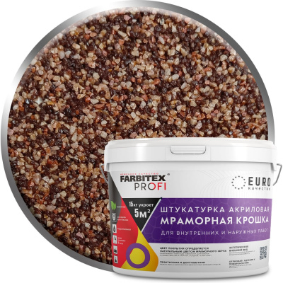 Крупнозернистая акриловая штукатурка Farbitex 4300011175