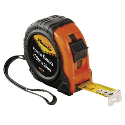 Рулетка 10 м х 25 мм Elastica SPARTA