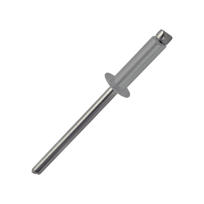 Заклепка вытяжная Stalmax LZV 4,8х12 Al/St (RAL 7004) с выпуклой шляпкой (арт. 11557) алюминий/сталь