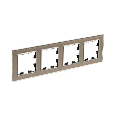 Четырехместная рамка Systeme Electric AtlasDesign NATURE ATN320504