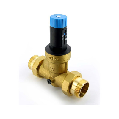 Редуктор давления Watts DRV 1 1/4" 1,5-6 бар, под аксимитрический манометр 1/4"