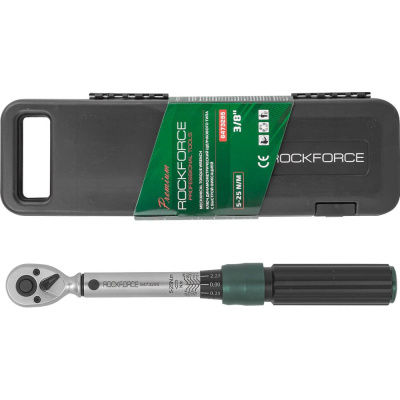 Динамометрический ключ щелчкового типа с быстрой фиксацией Premium, 3/8", 5-25 Нм Rockforce