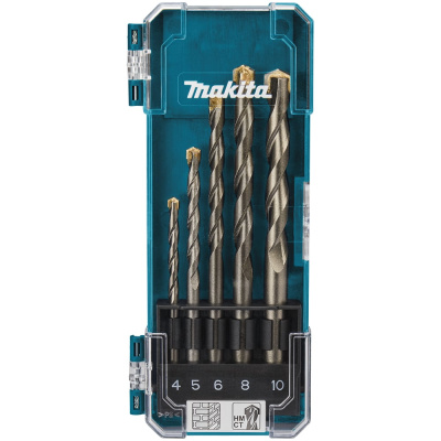 Набор сверл по кирпичу (5 шт.; 4, 5, 6, 8, 10 мм) Makita
