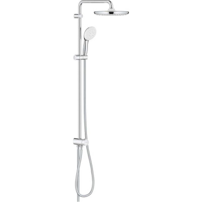 Душевая система наружного монтажа GROHE Tempesta System 250 flex, круглая, макс расход (при 3 бар) 7.9 л/мин, хром