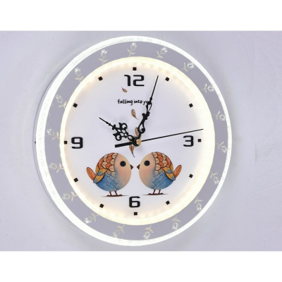 Часы Мелодия Света 6485 28W WT+GR
