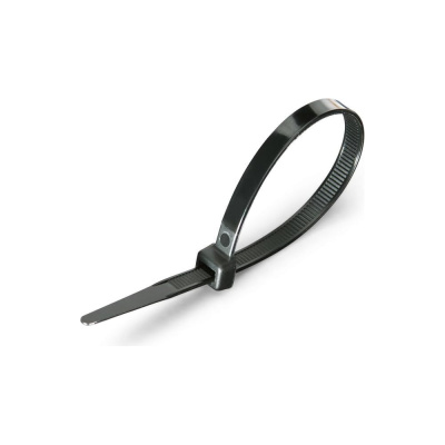 Нейлоновые стяжки Fortisflex КСС 9x400 мм, черный, 100 шт