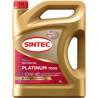 Моторное масло Sintec platinum 7000