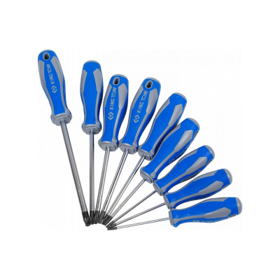 Набор отверток в коробке (TORX, 9 предметов) KING TONY