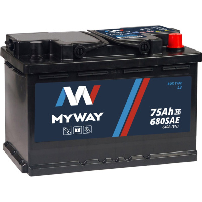 Аккумулятор MYWAY 75 Аh R+ MW750SU