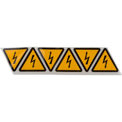 Знак EKF молния 100x100x100мм 96 шт
