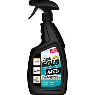 Средство для плитки и межплиточных швов VASH GOLD Master 750 мл., спрей