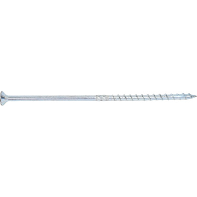 Конструкционный шуруп TULSTOR PT с потайной головкой; голубая оцинковка;TX30; 6,0 x 160 mm упак 100 шт