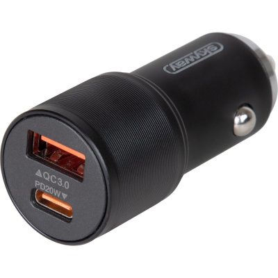 Зарядное устройство SKYWAY адаптер 12/24v, 25w, usb type-c (pd) черный