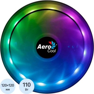 Кулер Aerocool Core Plus FM2+/AM2+/3+/4/1150/1151/1155/ 4-pin 110W LED Ret
