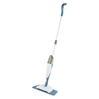 Швабра с распылителем воды плоская, OfficeClean Professional, мет. ручка 128 см., с контейнером и щеткой для сбора мусора