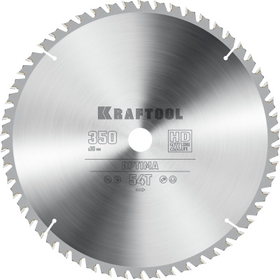 Диск пильный по дереву KRAFTOOL Optima 36951-350-30