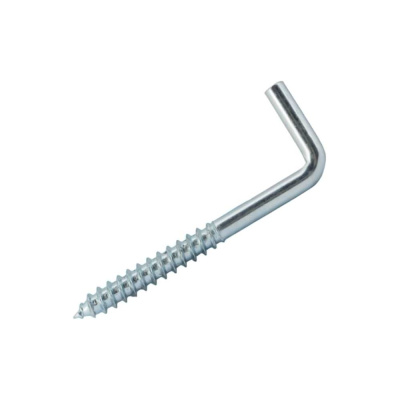 Прямоугольный крючок STEELREX Г - образный, цинк 8,0х 60 кор. с ок. - 40 шт.
