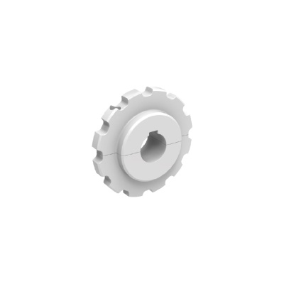 Звездочка 10T для модульной цепи HS-1700/1700T/1701/1701T/1702 10 зубьев, D30 мм, шпон-паз 8 мм, материал PA