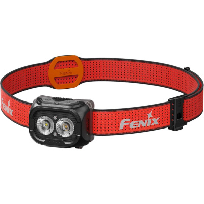 Фонарь налобный Fenix HL18R-T V2.0 черный с красным ремешком