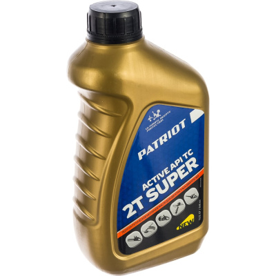Полусинтетическое масло для двухтактных двигателей Patriot Super Active 2T