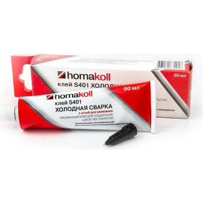Клей холодная сварка Homakoll S401, морозостойкий, 25-30 п.м., 60 г